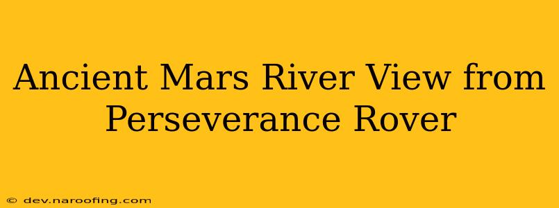 Ancient Mars River View from Perseverance Rover